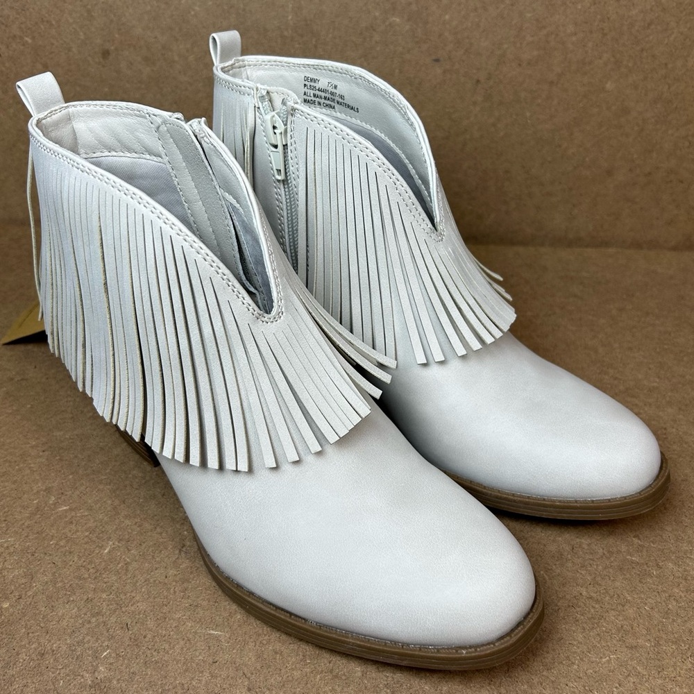 New Frye and Co. Womens Demmy Stacked Heel Boots Size 7.5